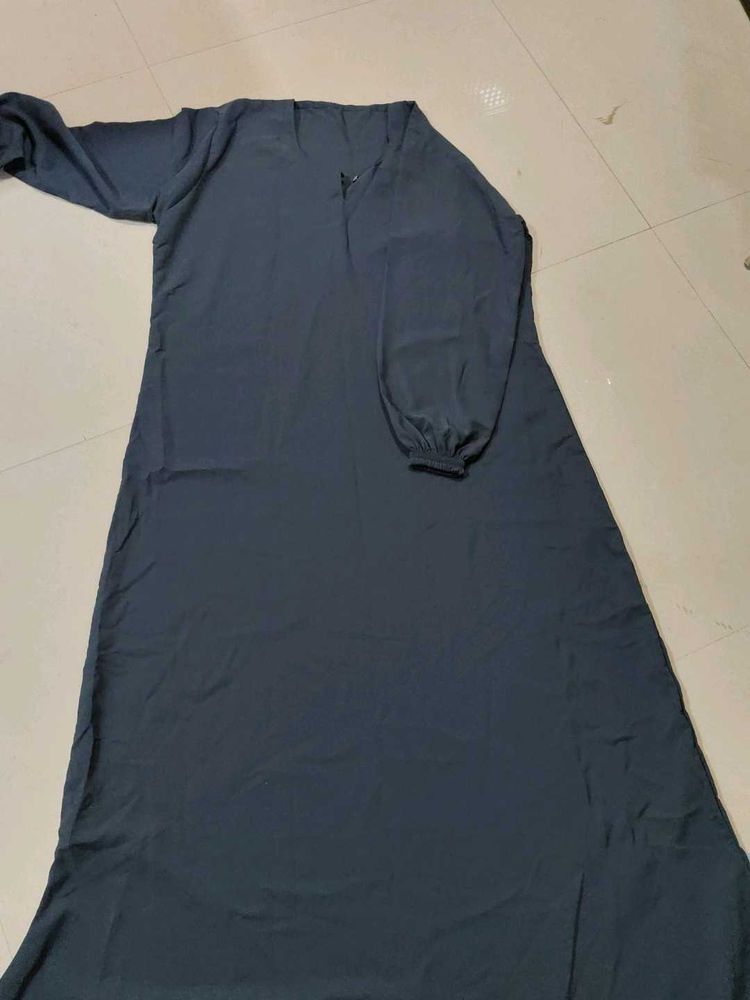 Elegant Gray Abaya - Modest Fashion
