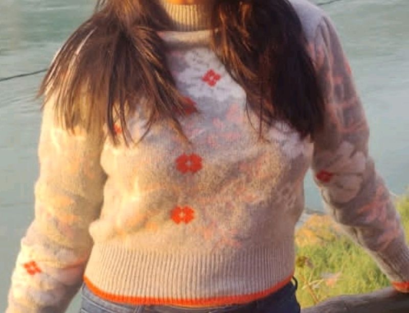 Woollen Crop Sweater