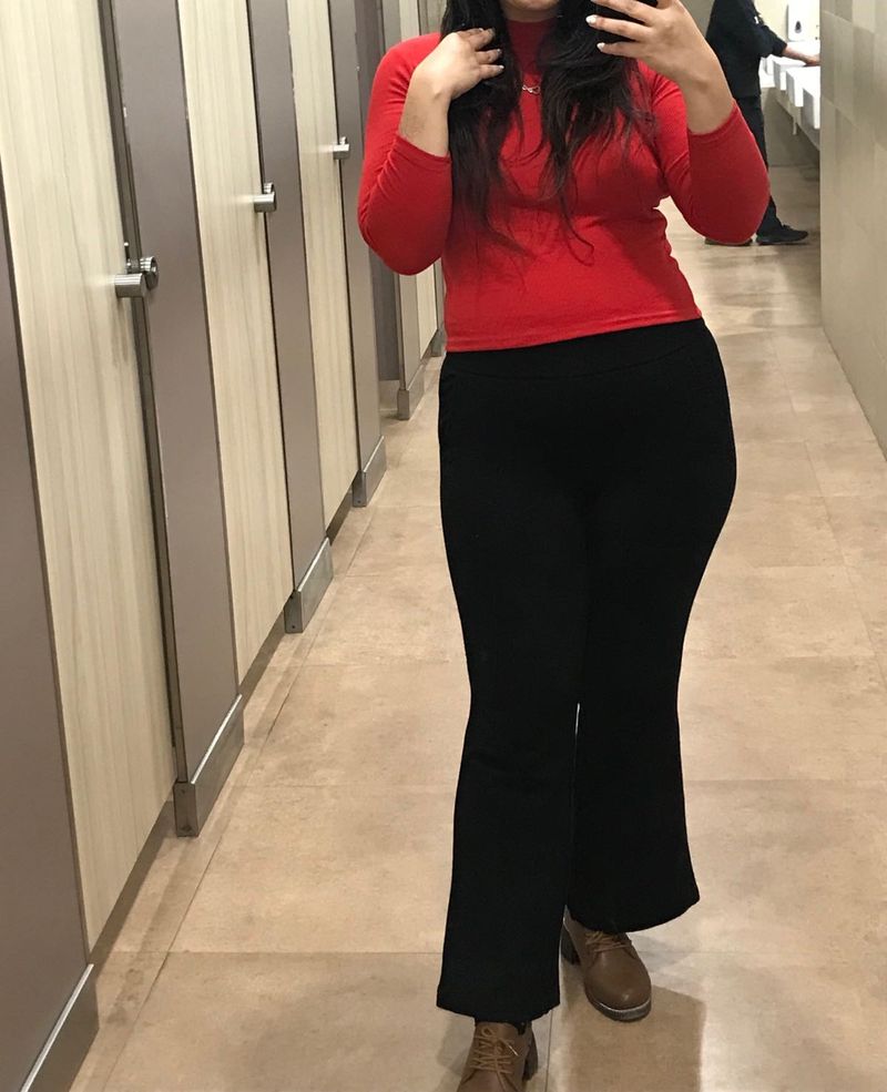 Black Bootcut Pants
