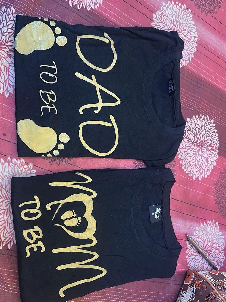 Mom Dad To Be Tshirt