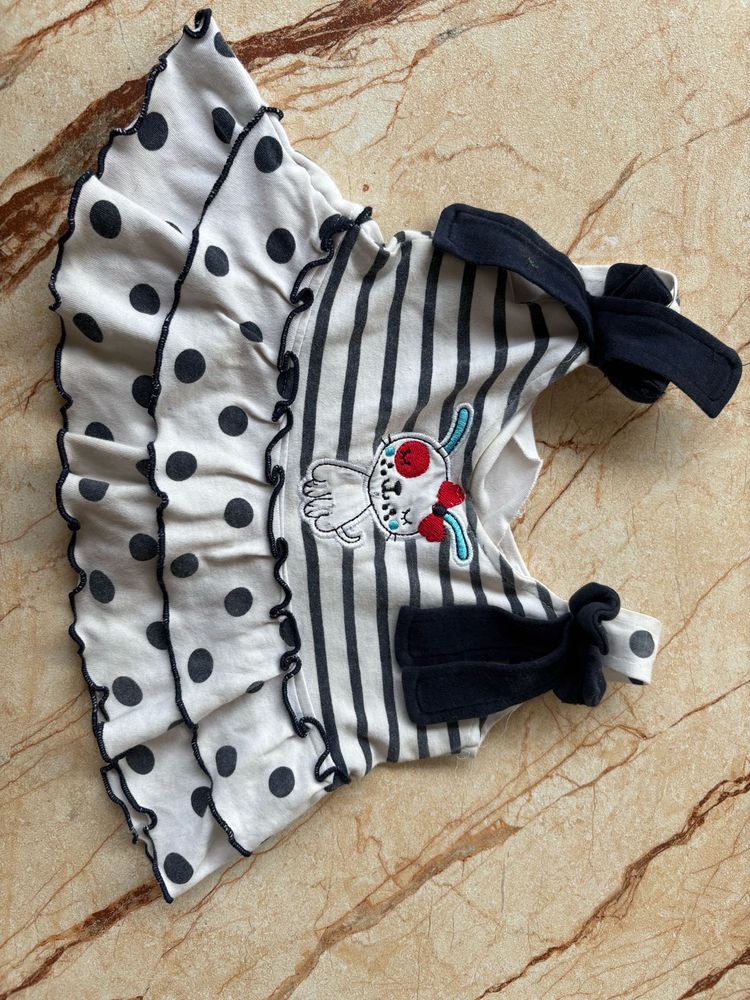 Cute Polka Dot &amp; Stripe Dress