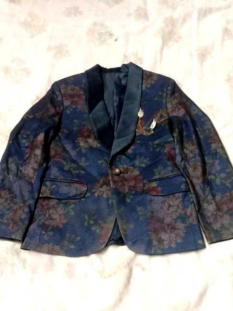 Floral Print Blazer