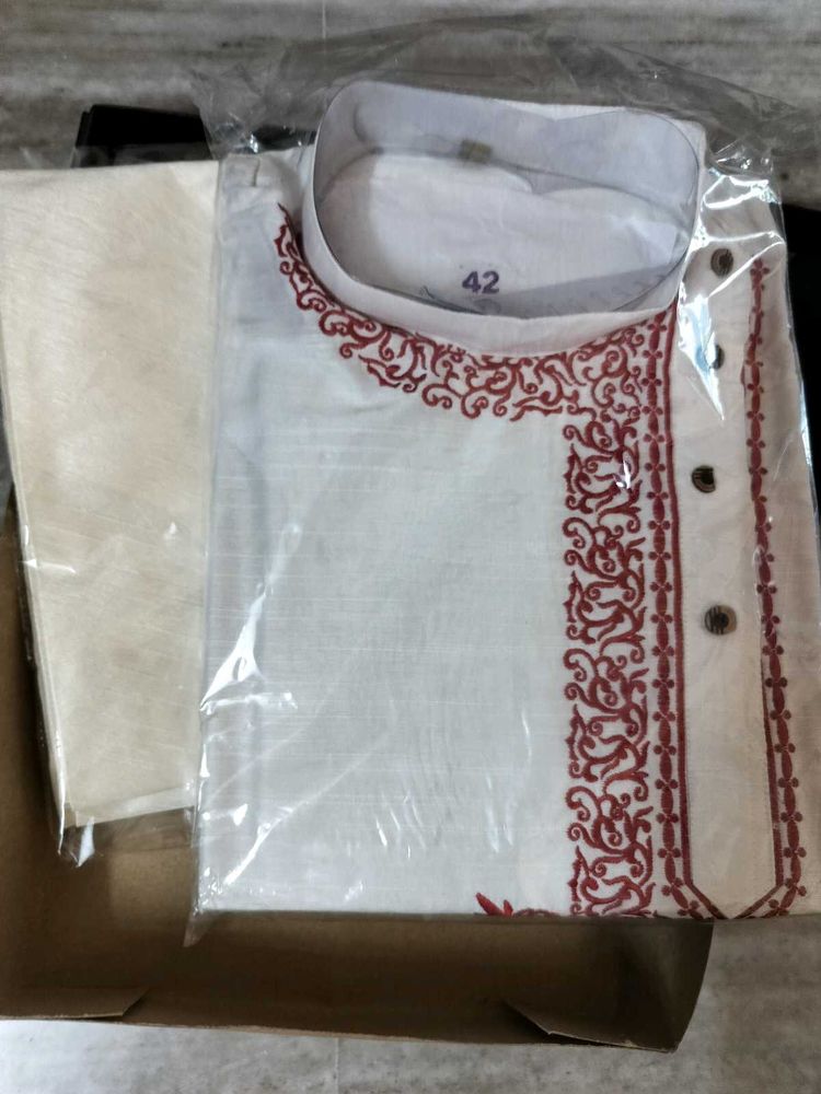 New Tread Worked Kurta Set