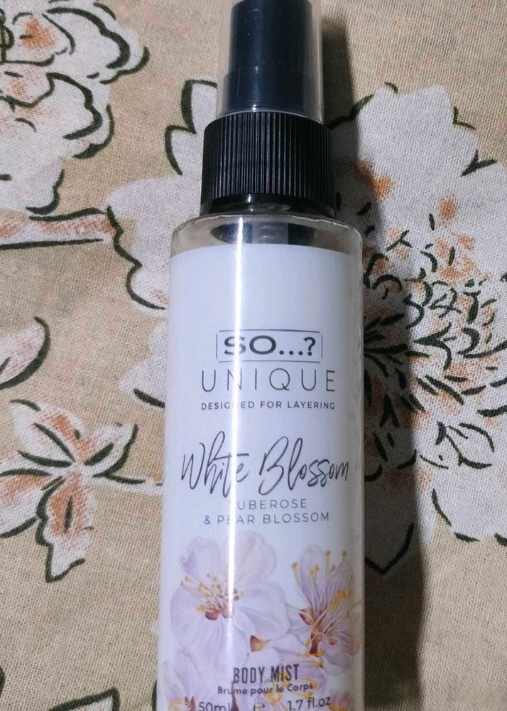 So...? Unique White Blossom Body Mist