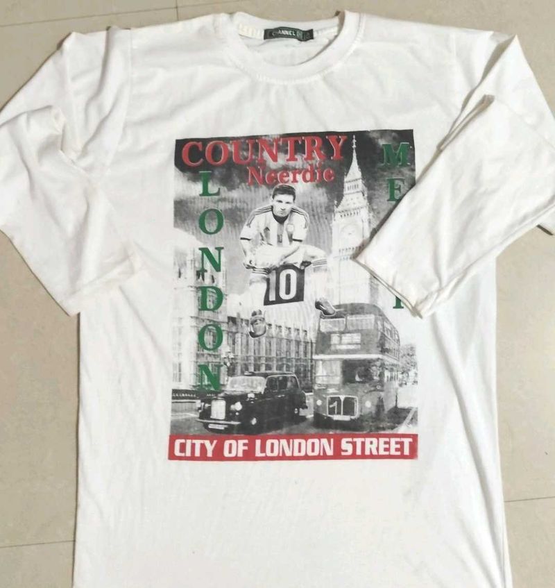 London City T-shirt With Legend Lionel Messi