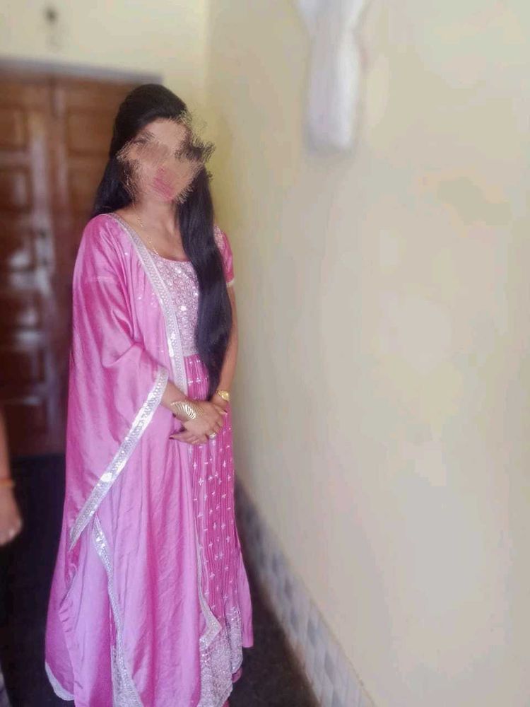 beautiful  pink 3 piece dress