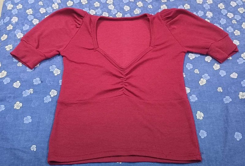 Maroon Top