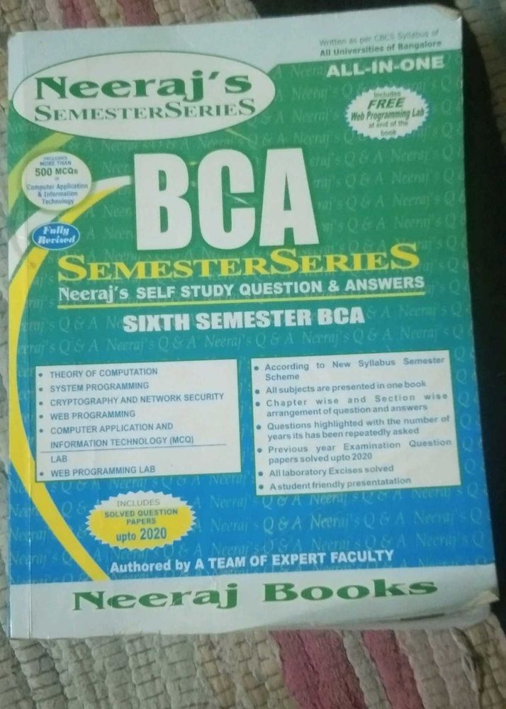 BCA Neeraj&#39;s Semester Series