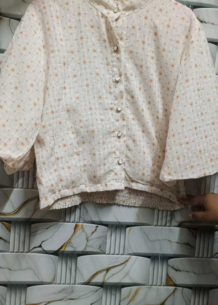 Floral Button-Up Top