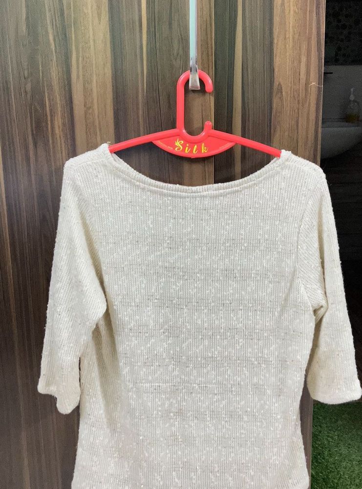 new white sweater not worn