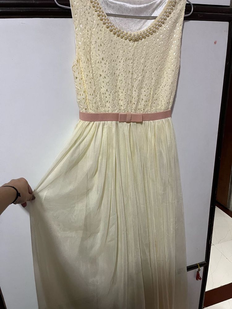Elegant Cream Dress