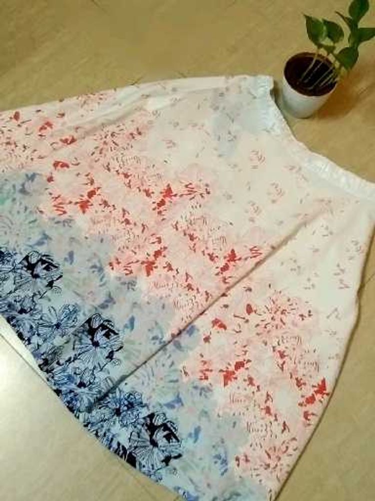 Floral Print Skirt