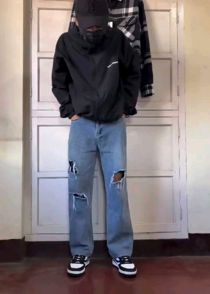Ripped Denim Jeans