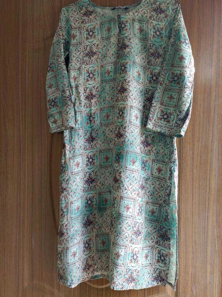 Floral Print Kurta