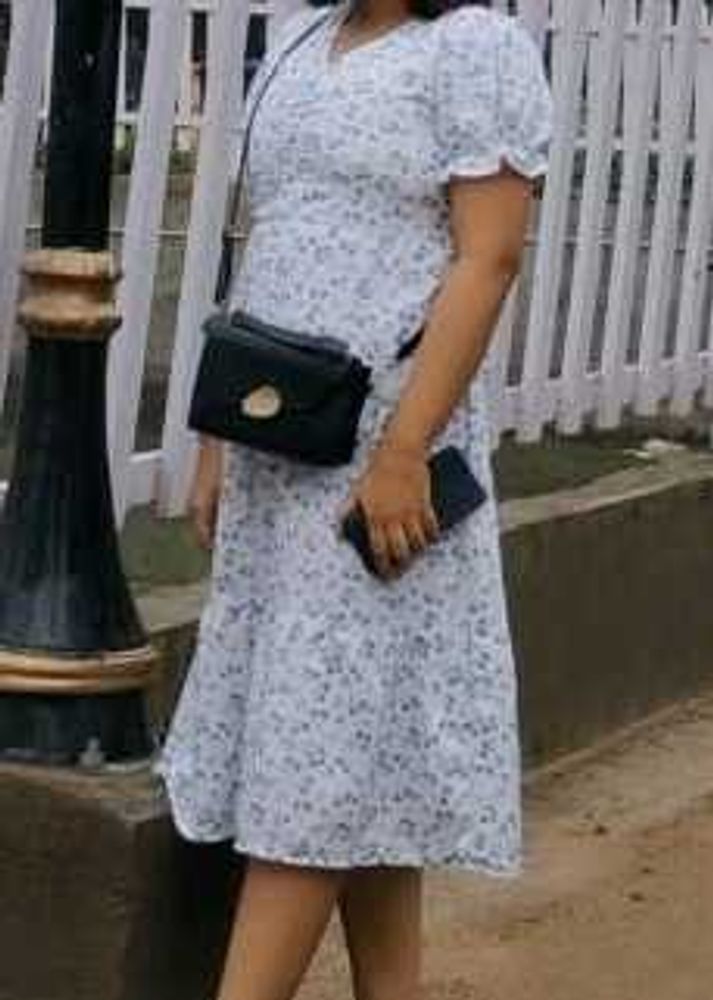 Floral Print Midi Dress