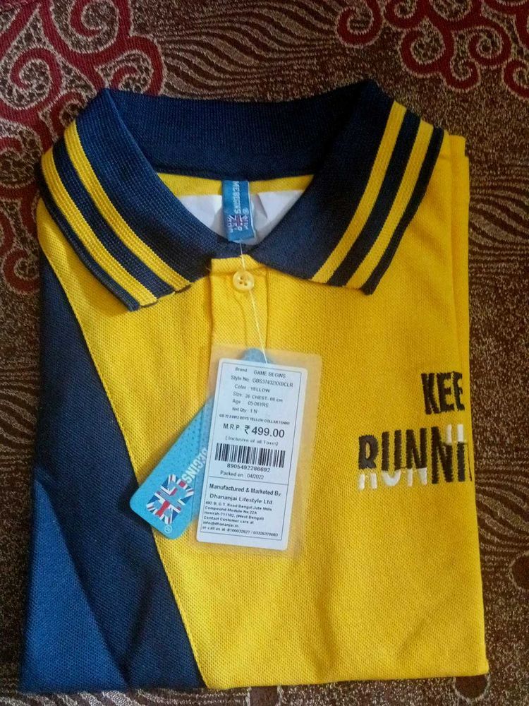 Yellow Polo T-Shirt