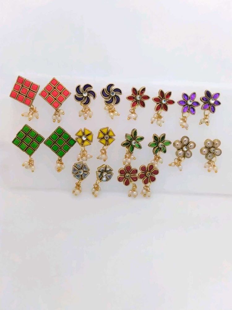 Assorted Stud Earring Collection