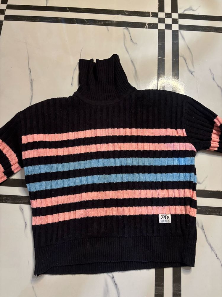 Zara Striped Knit Sweater