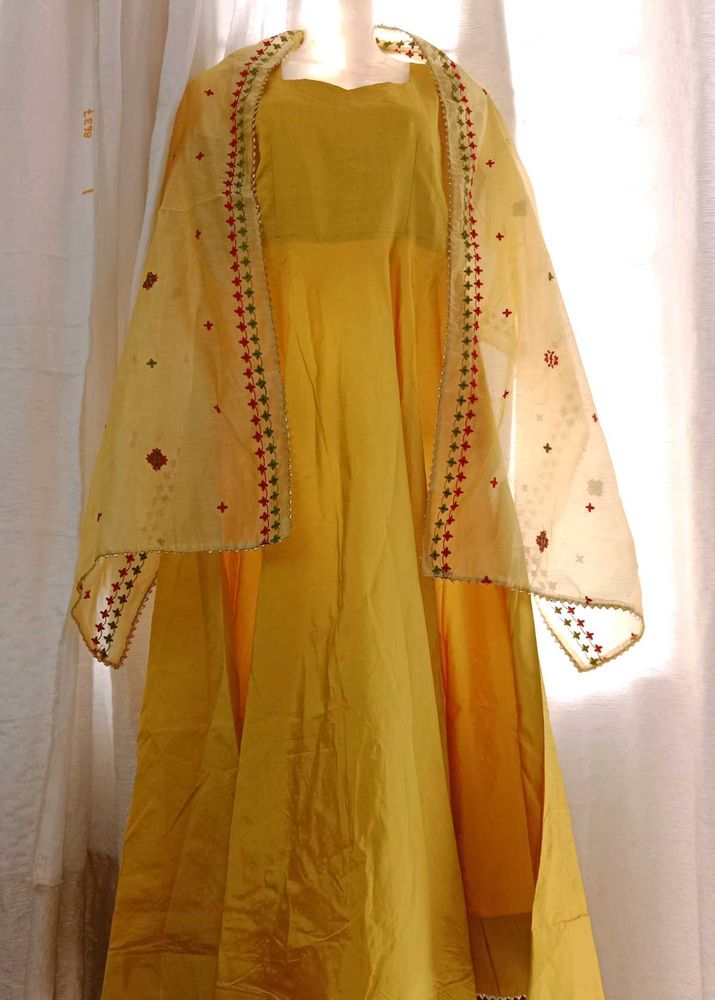 Yellow Kurta Set &amp; Dupatta