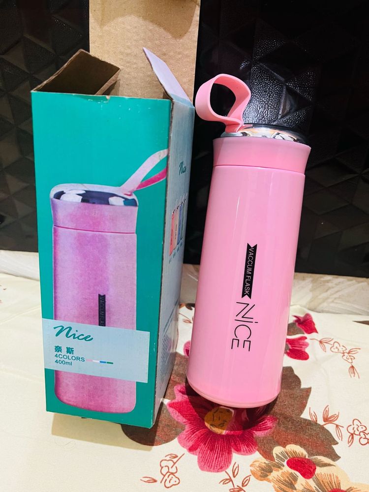 Pink Vacuum Flask - 400ml New With Tag