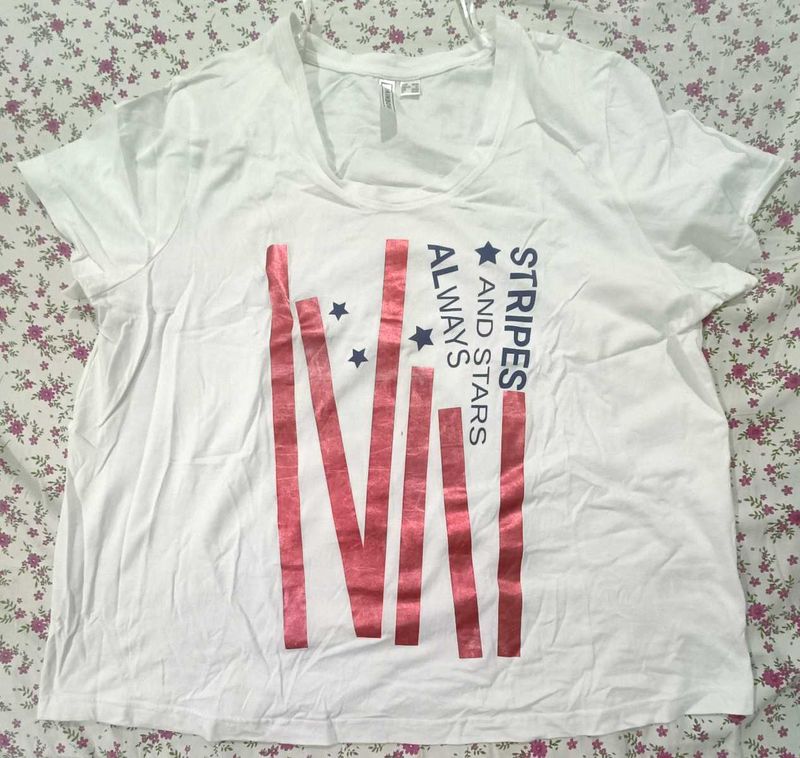 Stripes &amp; Stars Tee - Plus size