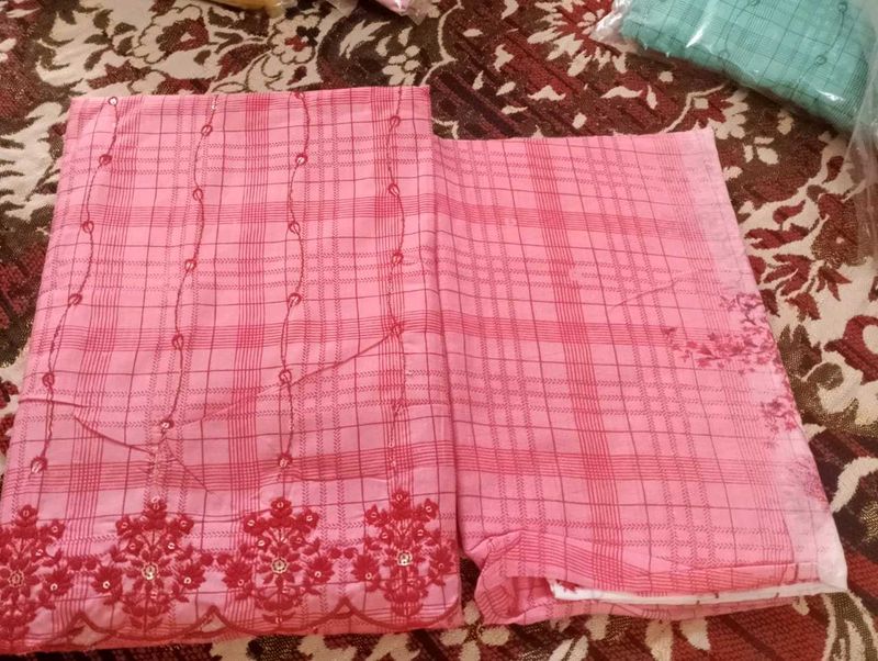 Pink Dress Material