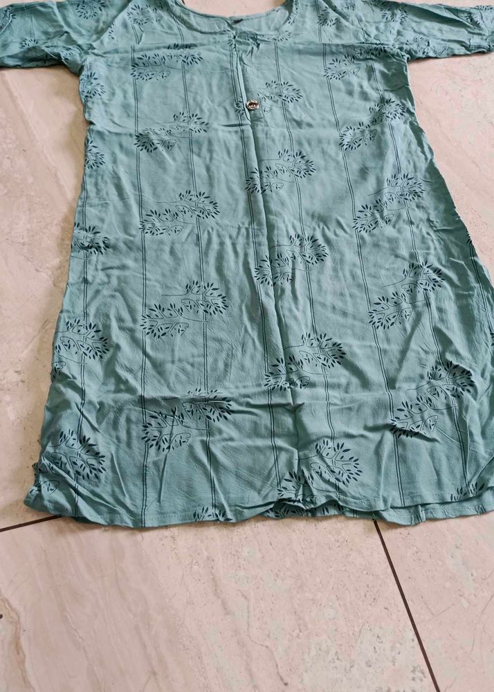 Floral Print Kurta