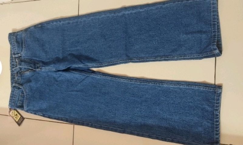 wide leg dark blue jeans all size available new