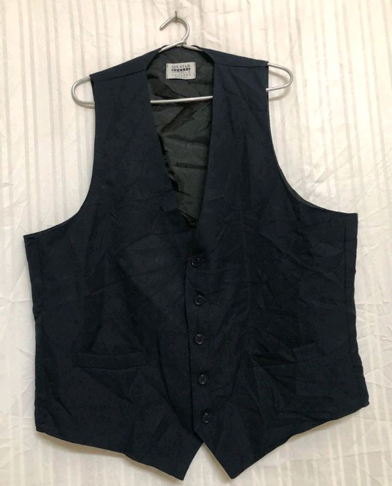 Six Star Blue Waistcoat