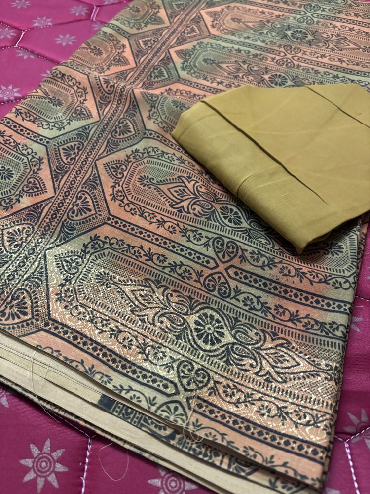 New Poonam saree with blouse