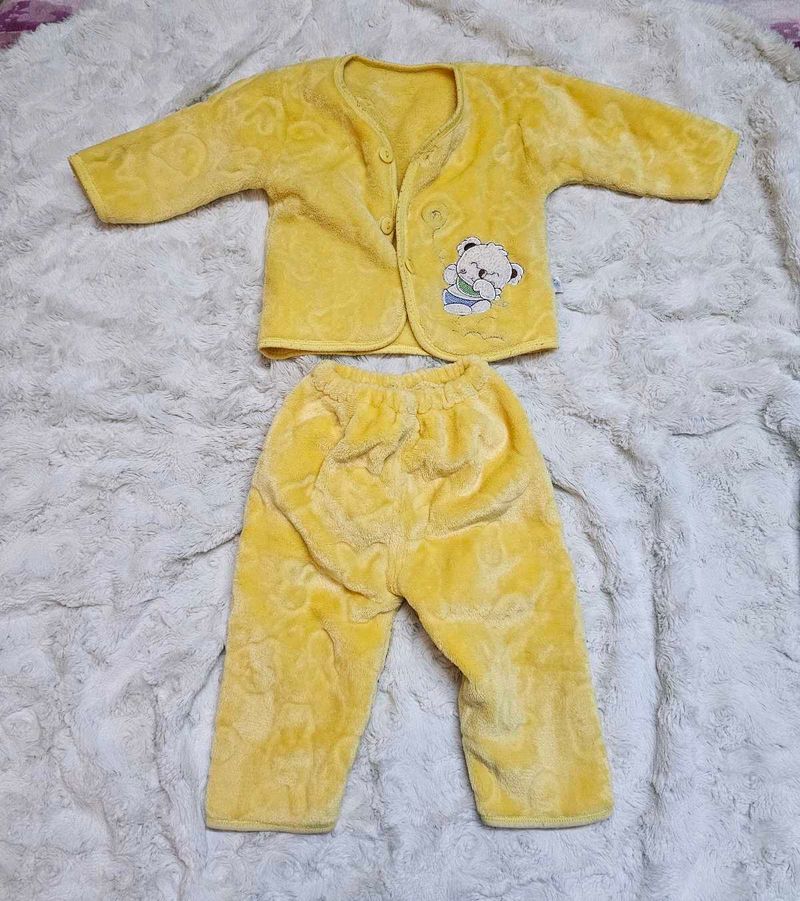 Cute Yellow Baby Outfit