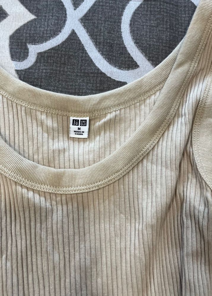 Uniqlo Beige Tank Top