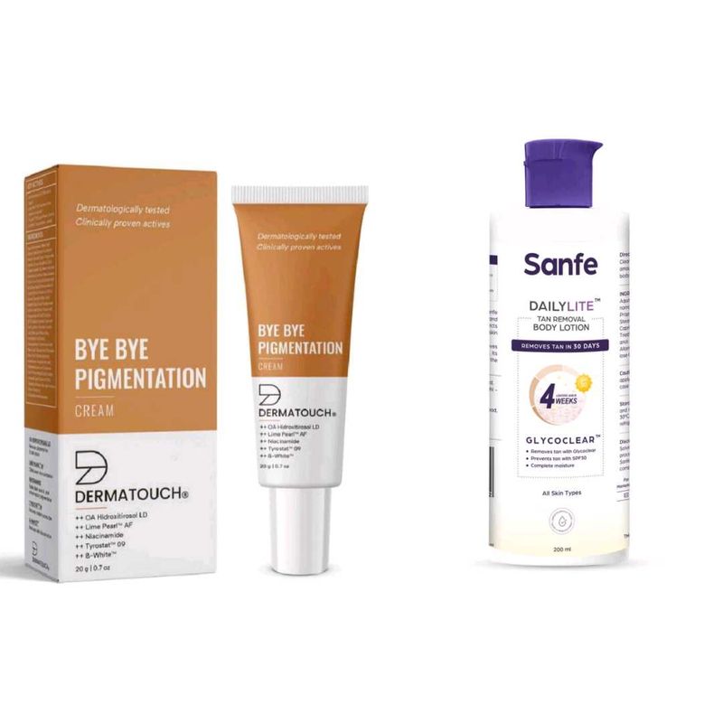 Dermatouch Cream &amp; Sanfe Tan removal Lotion