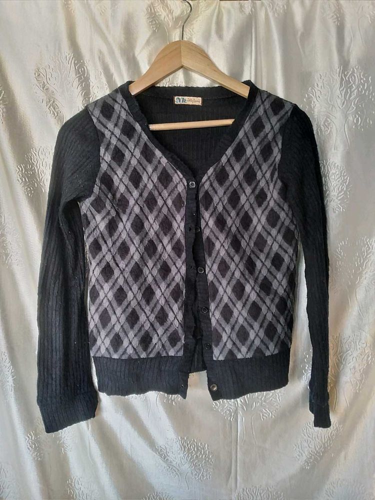 Vintage V Neck Cardigan