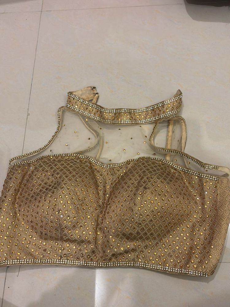 Golden Embellished Blouse