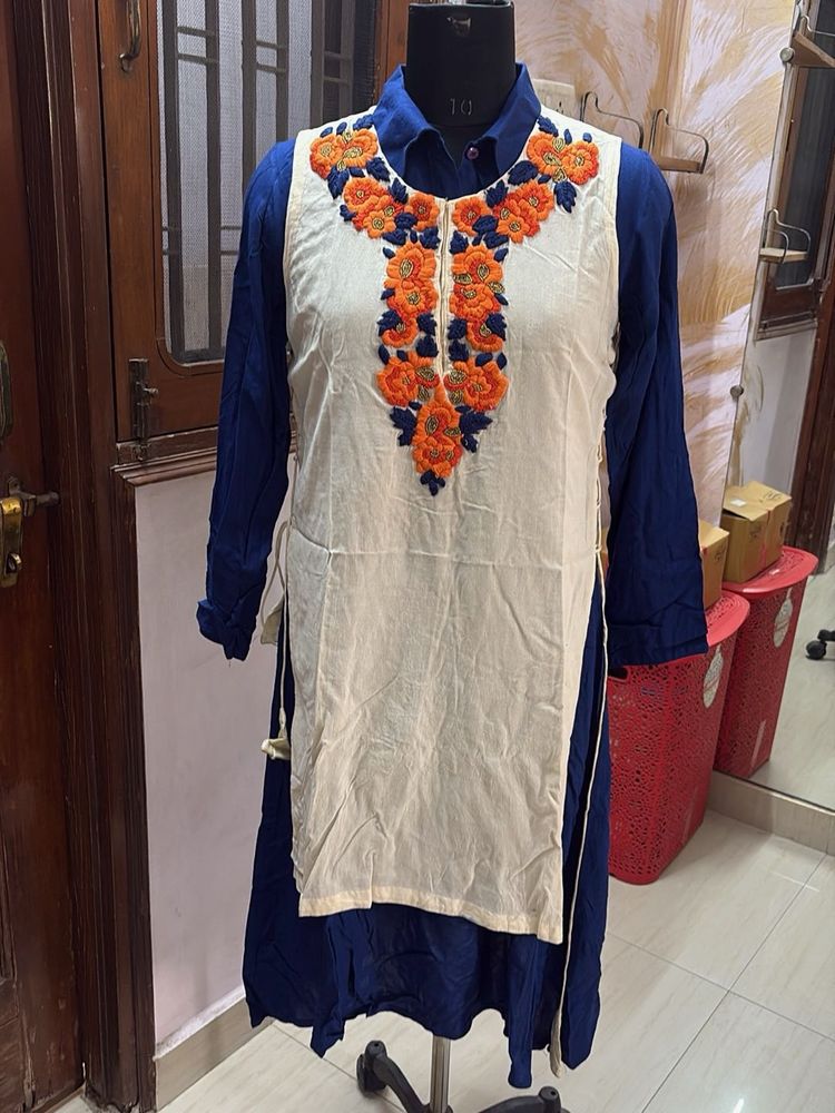 Embroidered 2pc Kurta