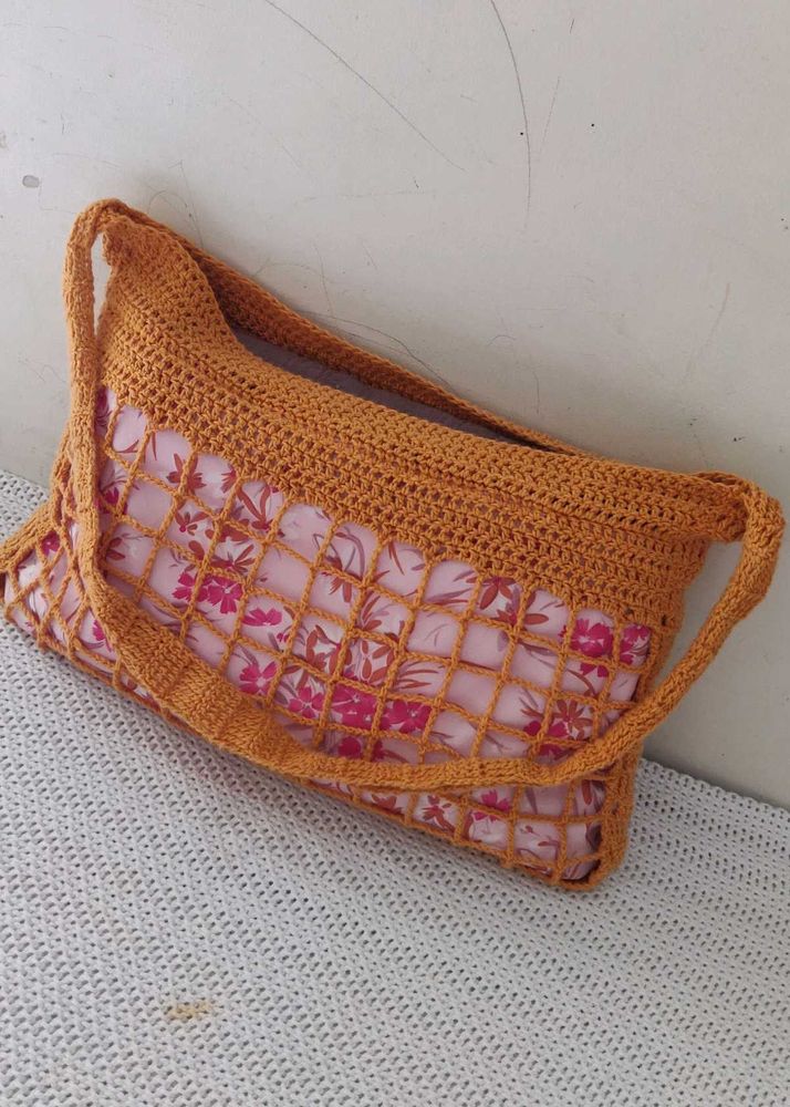 Handmade Crochet Shoulder Bag