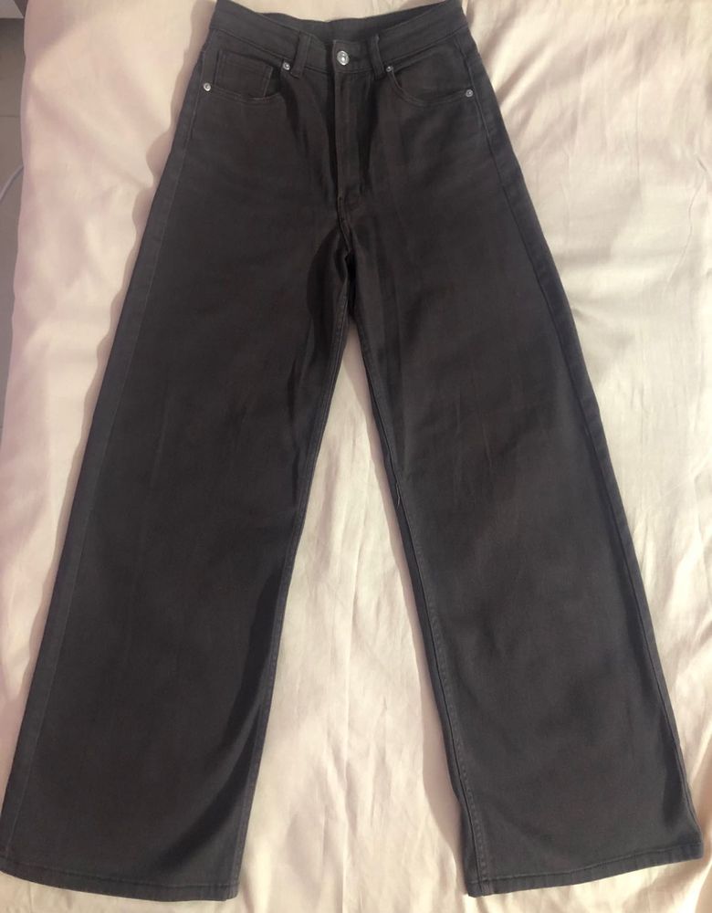 H&amp;M Wide Leg Brown Jeans
