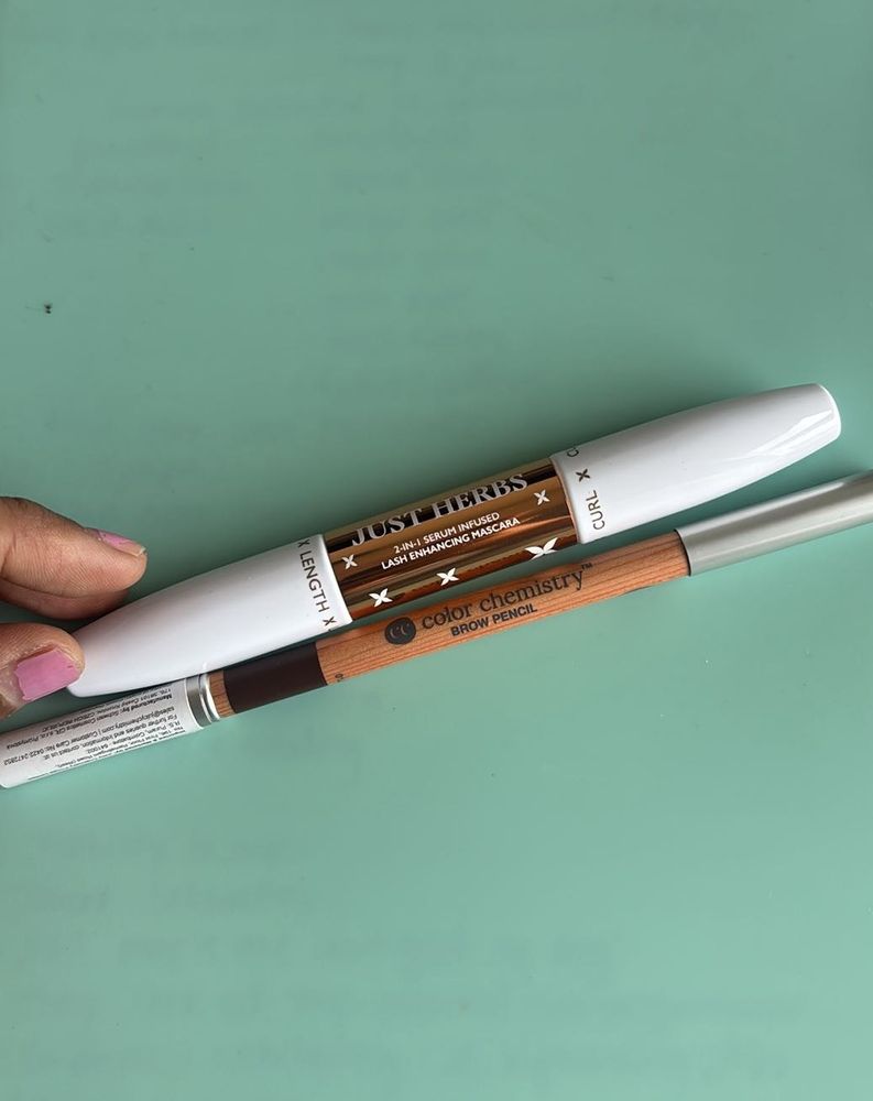Grab The Combo Of Brow Pencil &amp; 2 In 1 Mascara