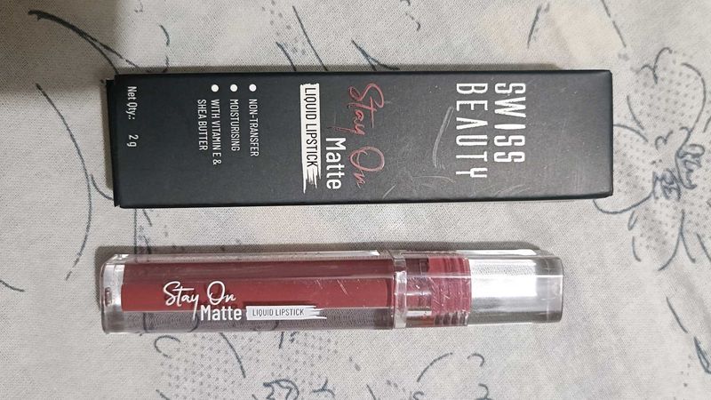Swiss Beauty Stay On Matt Liquid Lipstick 💄