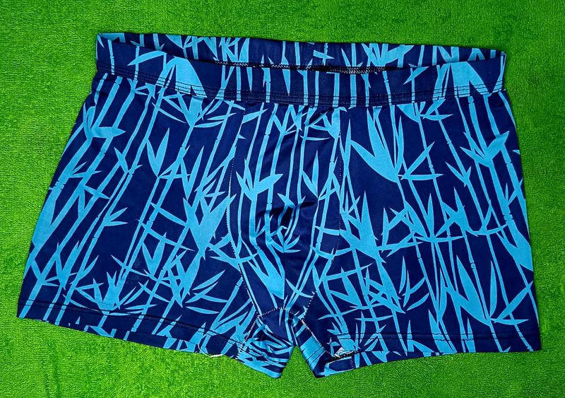 Blue Patterned Boxers Trunks