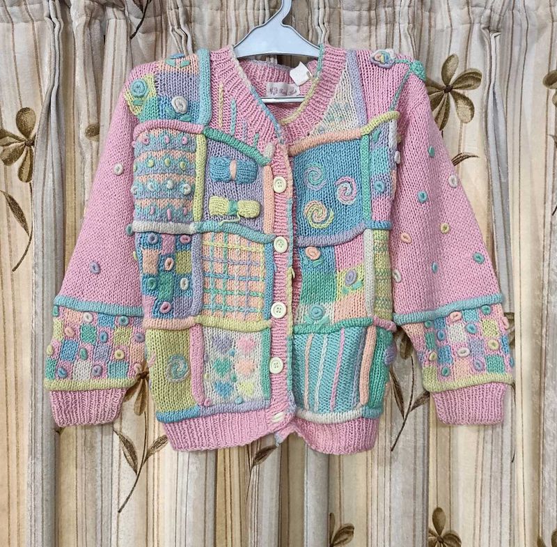 Cute Pastel Knit Sweater – Kids XL / Teens 14–16 y