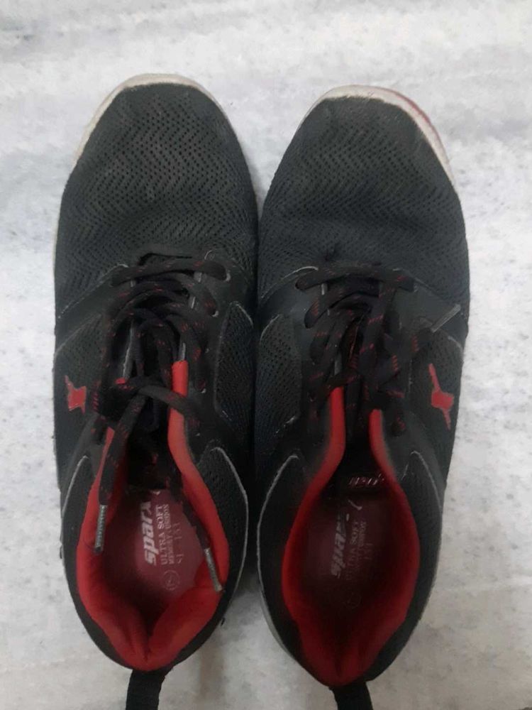 Sparx Running Shoes - Black &amp; Red