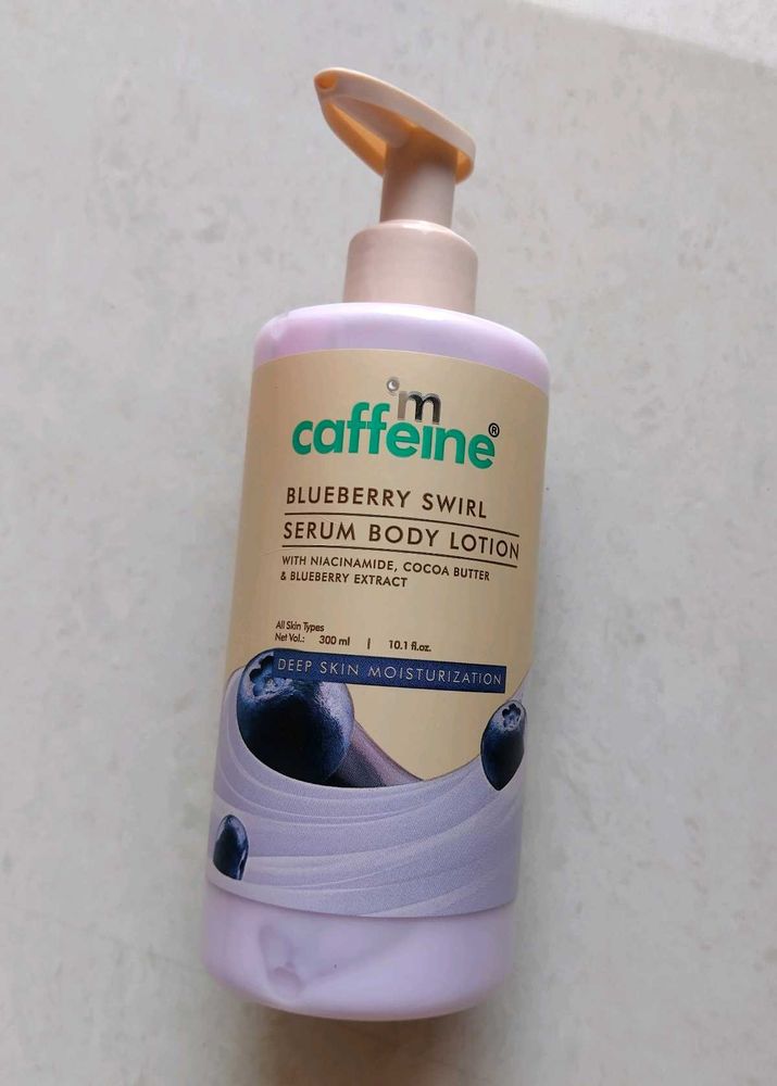 Blueberry Swirl Serum Body Lotion From Mcaffeine