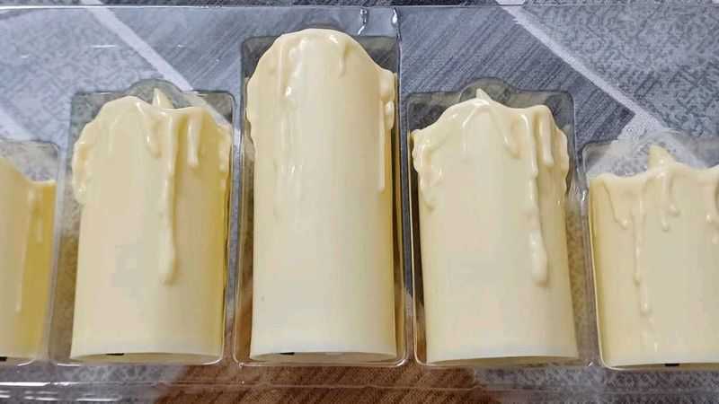 set of five. candle light