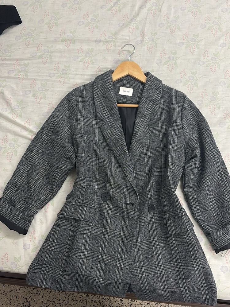 Plaid Blazer