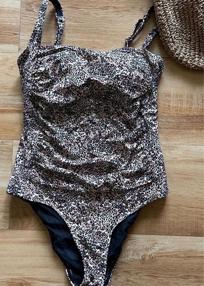 M&amp;S Square Neck Swimsuit/ Bodysuit