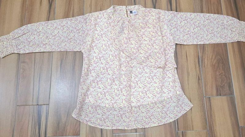 Floral Print Layered Top