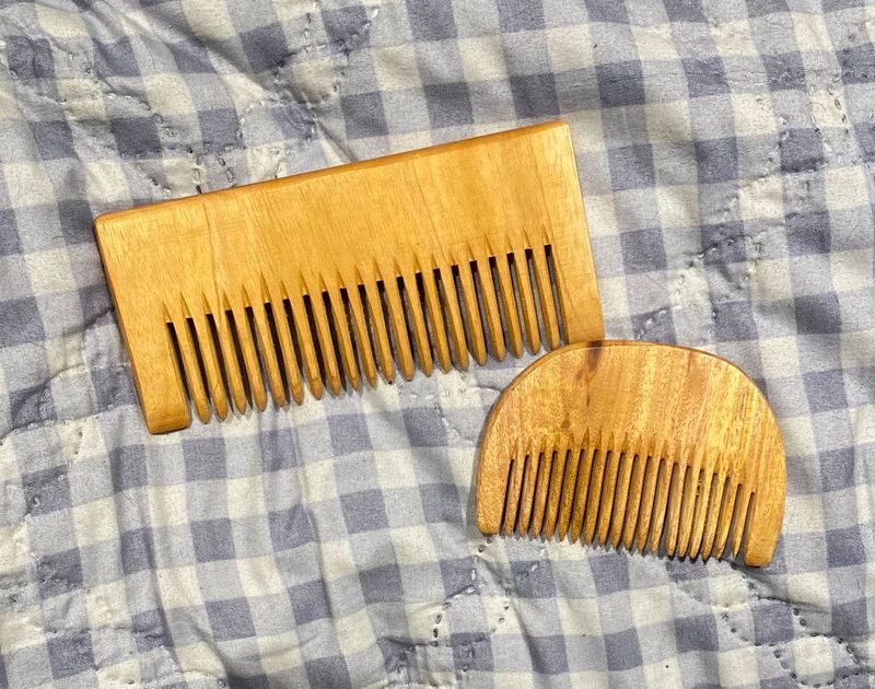 Wooden Comb Set