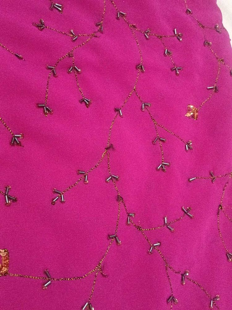 Rose Pink Saree